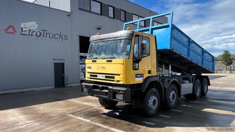 Kiper tovornjak Iveco EUROTRAKKER 340 E 34 (POMPE MANUELLE / LAMES / ...
