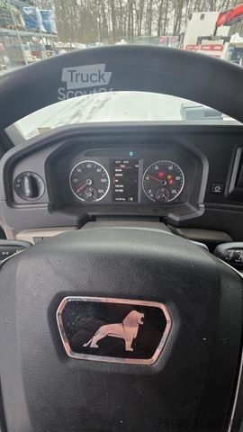 Camion plateau avec bâche MAN TGS  26.430 6x2-4 LL Wingliner inkl. Stapler