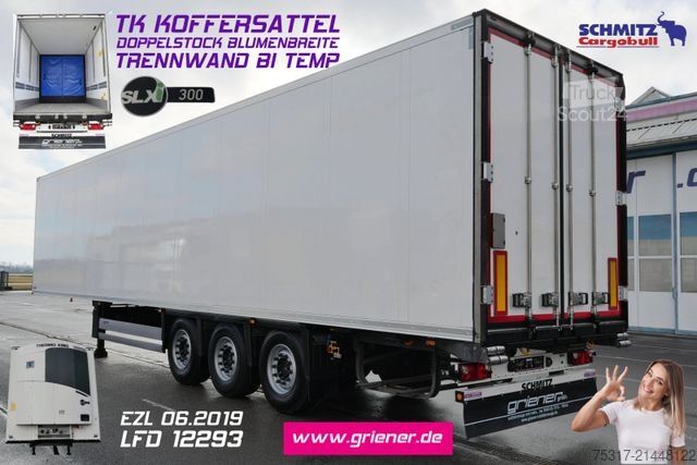 Koeloplegger SCHMITZ CARGOBULL SKO 24/ SLXi300/ DS / BLUMEN / TRENNWAND/BI TEMP