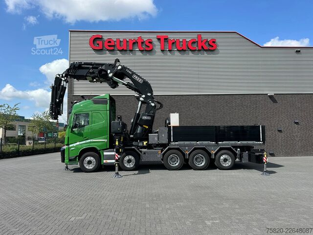 Vrachtwagen met kraan Volvo FH 540 10X4 TREKKER-BAKWAGEN + FASSI F 2150+L 8...