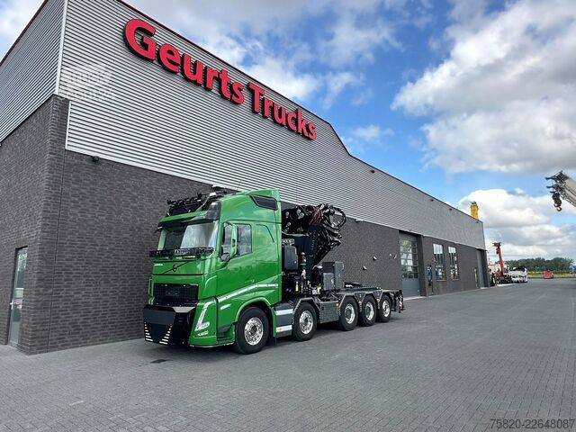 Vrachtwagen met kraan Volvo FH 540 10X4 TREKKER-BAKWAGEN + FASSI F 2150+L 8...