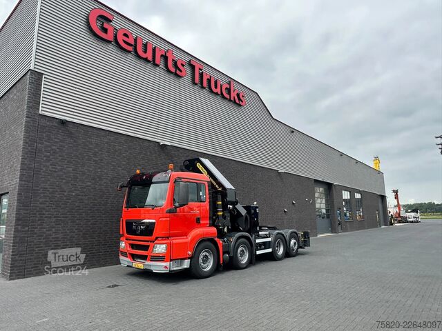 Vrachtwagen met kraan MAN TGS 35.480 8X2 TREKKER + PALFINGER PK 92002-H K...