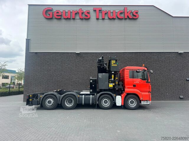 Vrachtwagen met kraan MAN TGS 35.480 8X2 TREKKER + PALFINGER PK 92002-H K...