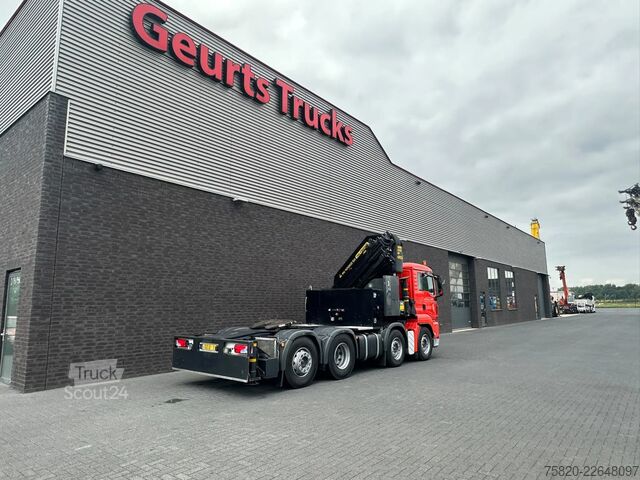 Vrachtwagen met kraan MAN TGS 35.480 8X2 TREKKER + PALFINGER PK 92002-H K...