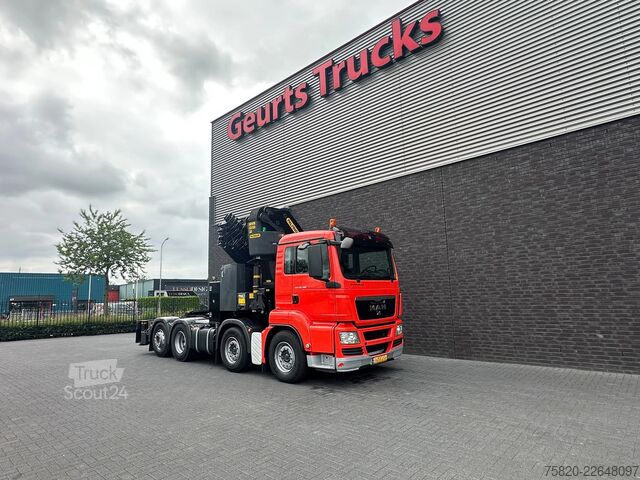 Vrachtwagen met kraan MAN TGS 35.480 8X2 TREKKER + PALFINGER PK 92002-H K...