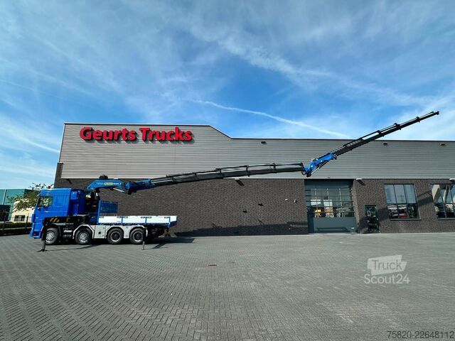 Vrachtwagen met kraan DAF XF 480 8X4 TREKKER-BAKWAGEN COMBI + PALFINGER P...