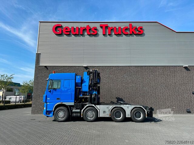 Vrachtwagen met kraan DAF XF 480 8X4 TREKKER-BAKWAGEN COMBI + PALFINGER P...