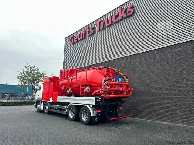 Zuigvoertuig MAN TGS 35.400 BB 8X4 + WIELAND B.V BB.8200/TG DROG...