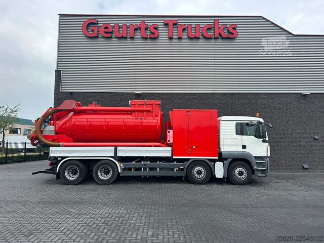 Zuigvoertuig MAN TGS 35.400 BB 8X4 + WIELAND B.V BB.8200/TG DROG...