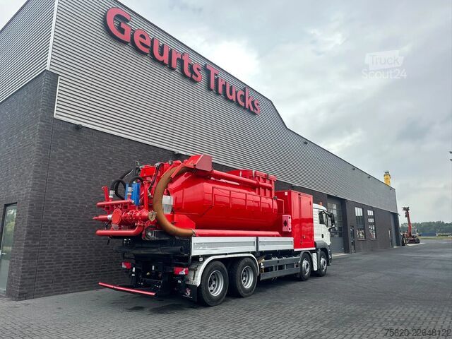 Zuigvoertuig MAN TGS 35.400 BB 8X4 + WIELAND B.V BB.8200/TG DROG...