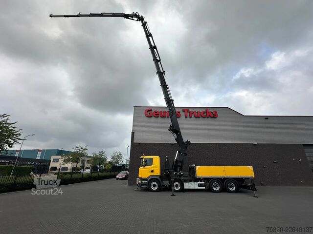 Vrachtwagen met kraan Scania G450 8X4 BAKWAGEN + PALFINGER PK 110002 = JIB P...