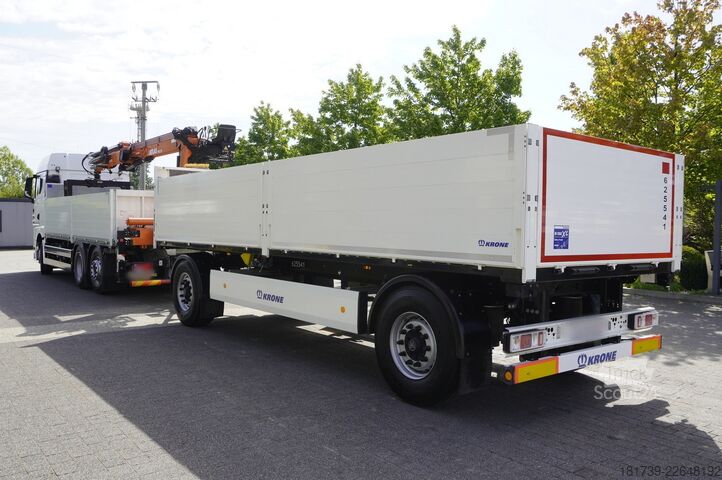 Sada plošiny s jeřábem MAN TGX 26.470 6x2-4 / 30 tho. km!!! / Atlas