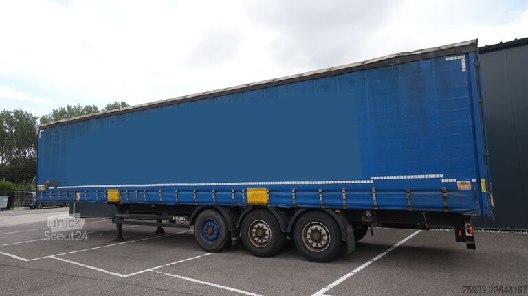 Плъзгащи се брезенти Kogel 3 axle curtainside trailer with side boards