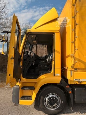 Camion plateau avec bâche IVECO Eurocargo 140-250, Plane/Spiegel, LBW, AHK,KLIMA
