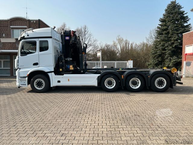 Kamyon üzerine monteli vinç MERCEDES-BENZ 3253 Arocs mit HMF 3220 Kran und JOAB Abroller