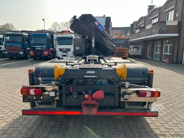 Kamyon üzerine monteli vinç MERCEDES-BENZ 3253 Arocs mit HMF 3220 Kran und JOAB Abroller