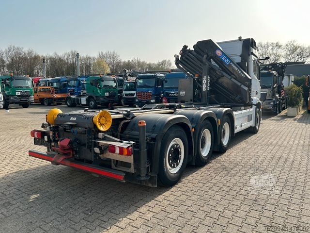 Kamyon üzerine monteli vinç MERCEDES-BENZ 3253 Arocs mit HMF 3220 Kran und JOAB Abroller