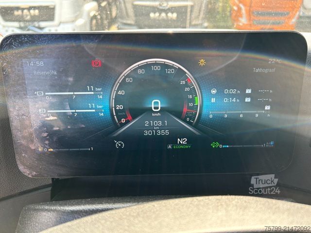 Kamyon üzerine monteli vinç MERCEDES-BENZ 3253 Arocs mit HMF 3220 Kran und JOAB Abroller