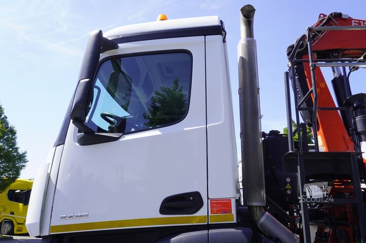Oboustranný sklápěč Mercedes-Benz Arocs 3236 8x4 / HDS Fassi F155A.0.22