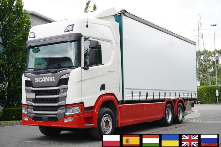 Ponjava SCANIA R540 6x2 / Curtainsider 19 EPAL/ cap 16t