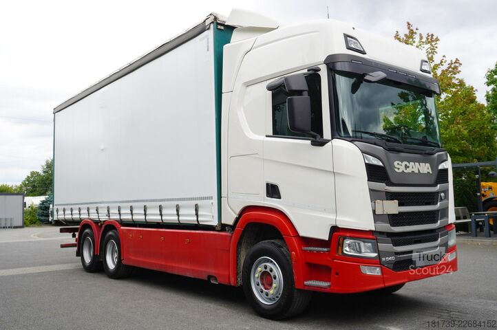 Ponjava SCANIA R540 6x2 / Curtainsider 19 EPAL/ cap 16t