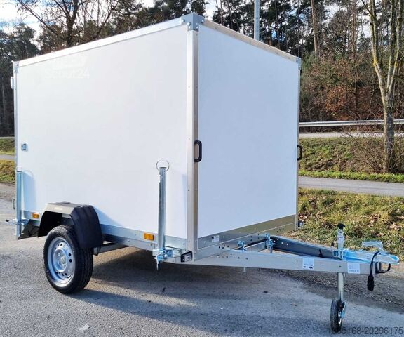 Skříňový přívěs s dvoukřídlými dveřmi Martz Kofferanhänger 750kg 223x147cm Kippbar