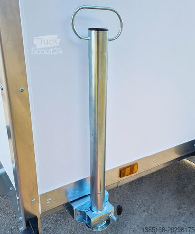 Skříňový přívěs s dvoukřídlými dveřmi Martz Kofferanhänger 750kg 223x147cm Kippbar