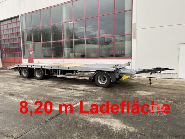 Zema kravnes piekabe Möslein T 3-8,20 P OR  3 Achs Tieflader gerader Ladefläche 8,10 m,Neufahrzeug