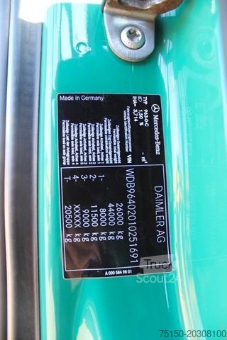 Tømmerbil MERCEDES-BENZ 2542 6x4 BL HAD KRAN EPSILON M12L97 Nr.: 691