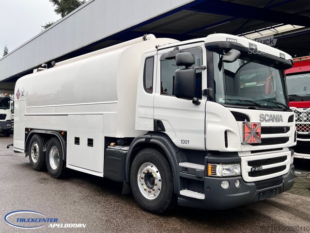Tankwagen Scania P410 18500 Liter ADR, Euro 6, Retarder, Stuuras...