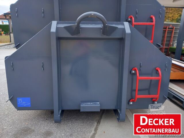 Kontejneri za prevrtanje Decker Containerbau Abrollcontainer, Bayernbox, Pendelklappe