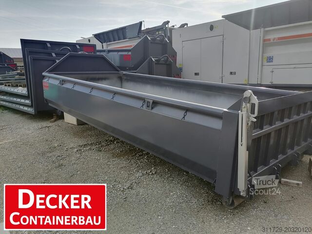 Kontejneri za prevrtanje Decker Containerbau Abrollcontainer, Bayernbox, Pendelklappe