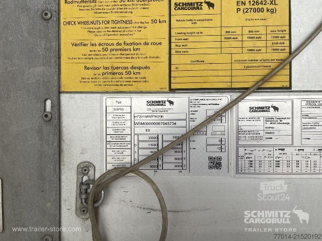 Otvorený náves s plachtou Schmitz Cargobull Curtainsider Standard