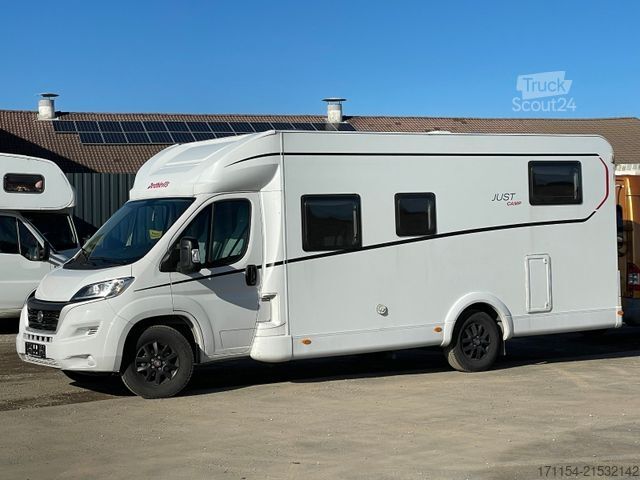 Semi-integrated camper DETHLEFFS Just T 7052 EB mit Hubbett,Fiat,Markise,RFK
