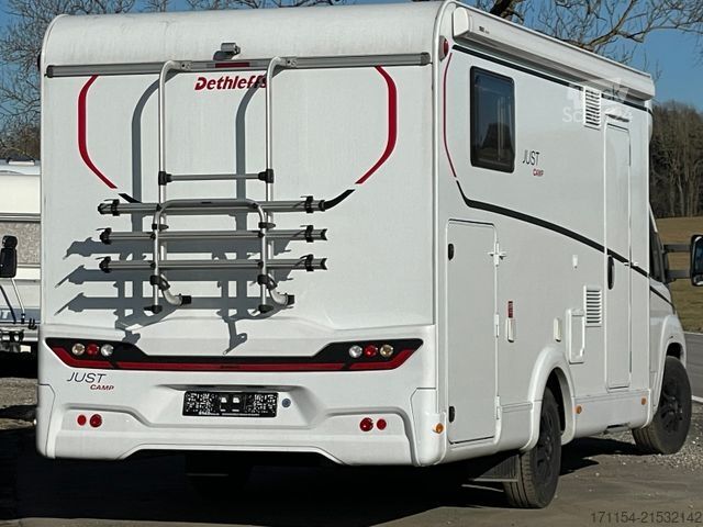 Semi-integrated camper DETHLEFFS Just T 7052 EB mit Hubbett,Fiat,Markise,RFK