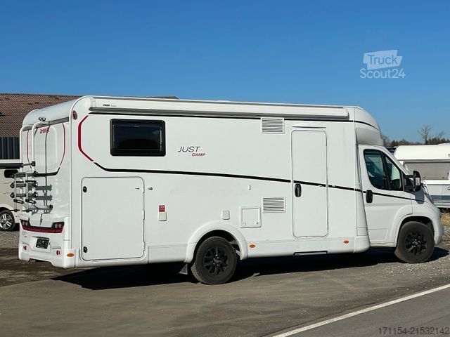 Semi-integrated camper DETHLEFFS Just T 7052 EB mit Hubbett,Fiat,Markise,RFK