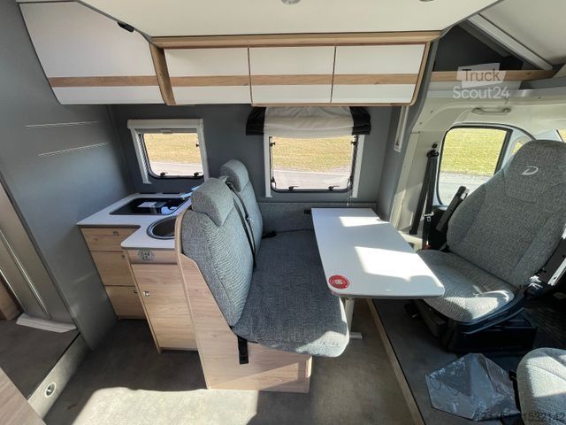 Semi-integrated camper DETHLEFFS Just T 7052 EB mit Hubbett,Fiat,Markise,RFK