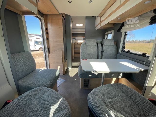 Semi-integrated camper DETHLEFFS Just T 7052 EB mit Hubbett,Fiat,Markise,RFK