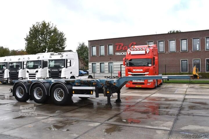 Transport kontenerowy D-TEC FT-43-03V - ADR FL - 3 x EXTENDABLE - BPW AXLES...
