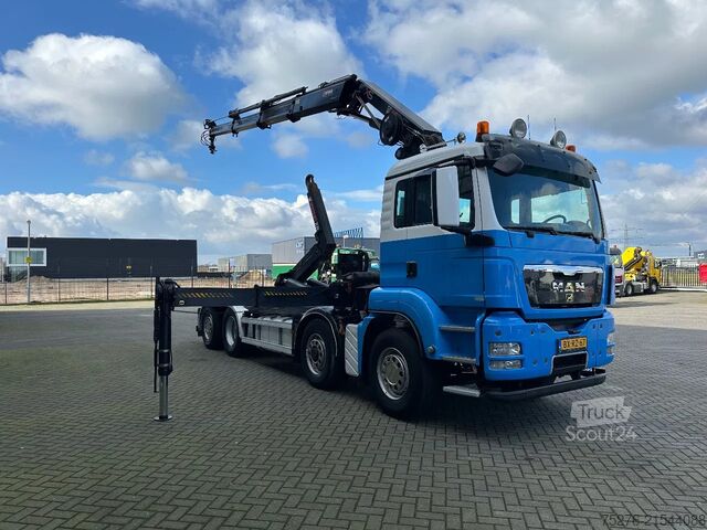 Sistema de brazo de gancho MAN TGS 35.440 8x4 H-6 Hydrodrive Haak/Hiab 288 EP-...