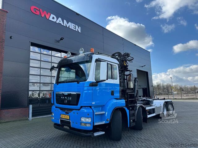 Sistema de brazo de gancho MAN TGS 35.440 8x4 H-6 Hydrodrive Haak/Hiab 288 EP-...