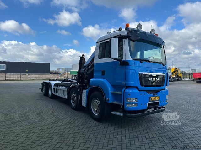 Sistema de brazo de gancho MAN TGS 35.440 8x4 H-6 Hydrodrive Haak/Hiab 288 EP-...