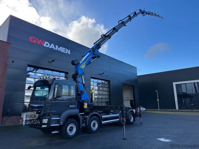 Sistema de brazo de gancho MAN TGS 41.440 8x4 Hooksystem Palfinger PK 41002+fl...