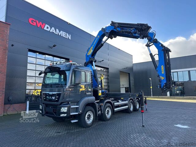 Sistema de brazo de gancho MAN TGS 41.440 8x4 Hooksystem Palfinger PK 41002+fl...