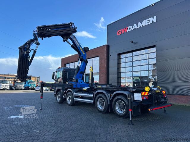 Sistema de brazo de gancho MAN TGS 41.440 8x4 Hooksystem Palfinger PK 41002+fl...