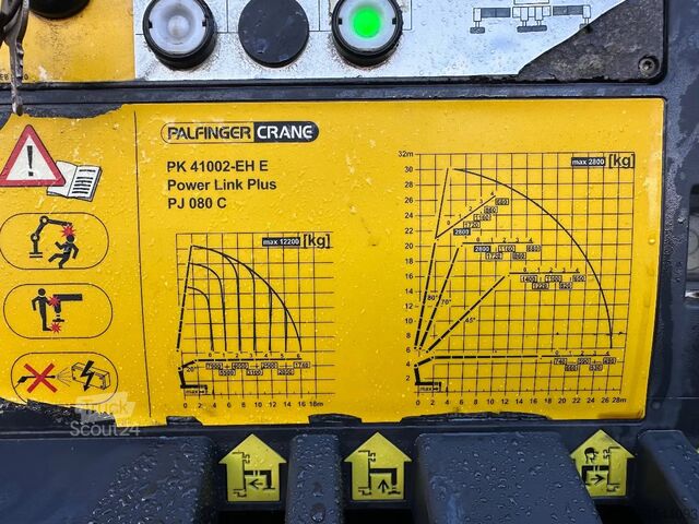 Sistema de brazo de gancho MAN TGS 41.440 8x4 Hooksystem Palfinger PK 41002+fl...