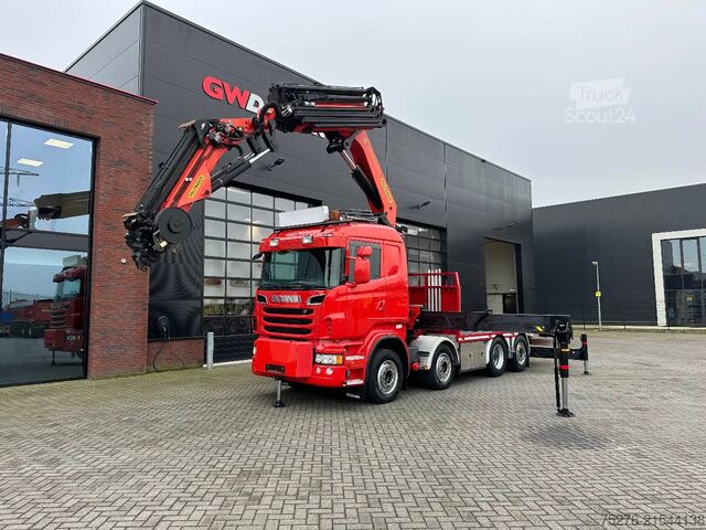 Crane truck Scania R560 V8 8x2 Trekker-Bakwagen Palfinger PK 53002...