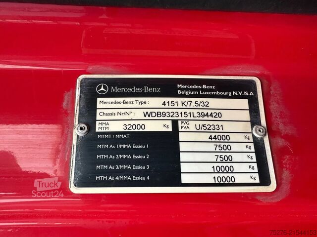 βαλίτσα  Actros 4151 V8 8x4  Euro 5