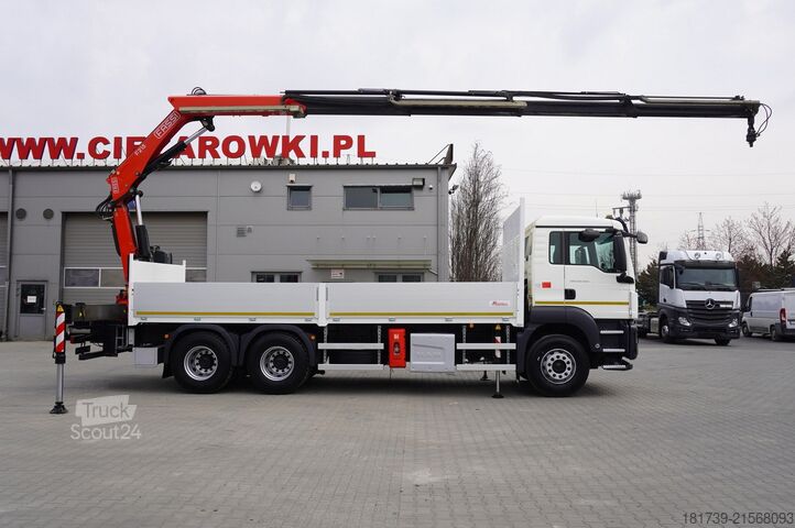 Plošina so žeriavom MAN TGS 26.420 6x4 / Fassi F215A.2.24