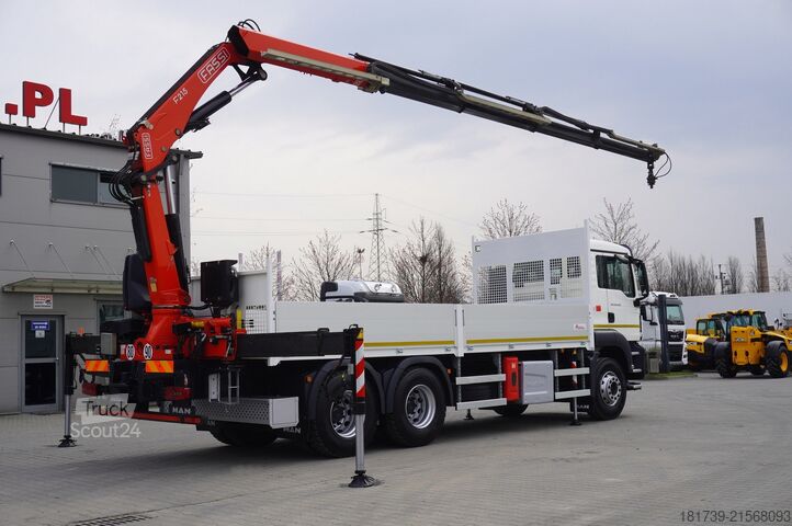 Plošina so žeriavom MAN TGS 26.420 6x4 / Fassi F215A.2.24